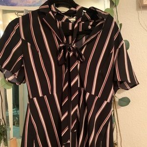 Striped romper